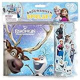 Disney Die Eiskönigin Völlig Unverfroren Badewannen-Spielset - Badebuch-Set Eva, 6-seitiges...