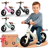 Mallie® sicheres Kinder Laufrad ab 2 Jahre I Inkl. Klingel & Spritzschutz I Lenker und Sitz...