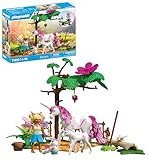 PLAYMOBIL | Magic Unicorns | Zauberhafter Einhorn-Stall für Mama und Fohlen | Fantasievolles...