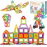 Assark Magnetische Bausteine, 98PCS Magnetspielzeug, Magnetspiel für Kinder, Montessori-Spielzeug...