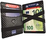 SKYSPRING Magic Wallet Geldbeutel mit Münzfach - Magic Flip Geldbörse Herren - Smart Wallet...