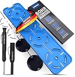 STONE REEF Bohrschablone für Steckdosen [inkl. Tieflochmarker] Perfekt für Trockenbau,...