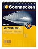 Soennecken Stenoblock 1131 DIN A5 mit Mittellinie 40Blatt weiß