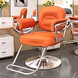 Friseurstuhl mit hydraulischer Pumpe Friseursessel 360° Drehbar Friseurstühle Barber Stuhl...