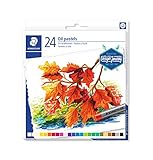 STAEDTLER 2420 C24 Ölpastellkreiden, wasserfest, haftet auf nahezu allen glatten Flächen,...