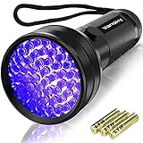 Vansky UV Schwarzlicht Taschenlampe mit 51 LEDs | UV Lampe Haustiere Urin-Detektor für...