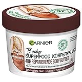Garnier Reparierende Körperpflege für trockene Haut, Body Butter mit Kakaobutter und Ceramiden,...