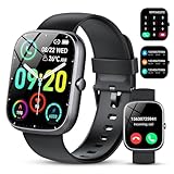 Smartwatch für Herren Damen,1,91' Voll Touch Smart watch mit Bluetooth Anrufe,100+Sportmodi IP68...