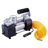 TIREWELL 12 V Reifenfüller - Heavy Duty Double Zylinder Direct Drive Metall Pumpe 150PSI, Air...