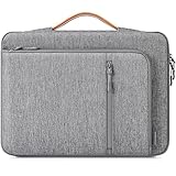 DOMISO Laptop Tasche 15,6 Zoll für MacBook Pro M3/Max - Auch für 15-Zoll HP und Dell, Grau