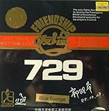 Generisch Friendship 729 Super FX, Blue Sponge Tischtennisbelag (Schwarz, 2,0mm)