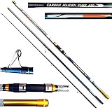 SEHR EDLE UND SCHLANKE BRANDUNGSRUTE 4,20m Skorpion Carbon Maiden Surf