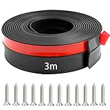 Garagentordichtung, 3 m, Universal-Dichtband für Garagentor, Dicke Dichtung für Garagenboden, aus...