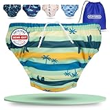 KIDVERSE Schwimmwindel Baby Badehose ab 1 bis 2 Jahre - Hautfreundliche Schwimmwindeln...