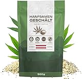 Hanfsamen Geschält aus Österreich 900g | Naturbelassene Hanf Samen in Rohkostqualität - Reich...