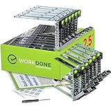 WorkDone 12er-Pack - 2,5 Zoll Laufwerk Caddy - Kompatibel für Dell PowerEdge Servern der 14....