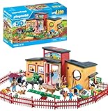 PLAYMOBIL MyLife 71599 Tierhotel 'Pfötchen', große Pension mit 10 Tieren, tollem Pflegezubehör...