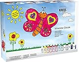 KREUL 42752 - Window Color Fenstermalfarben Set, mit 8 Farben in 80 ml Malflaschen, schwarze...