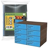 BLOSTM 8 Stück Schleifschwamm Set 4 Spezifikationen Sortiment - Grob Mittel, Fein Superfein - Ideal...