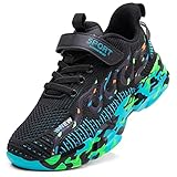 Qvxkd Turnschuhe Mädchen Schuhe turanschuhe Jungen Hallenschuhe Junge Sportschuhe Kinder Mesh...