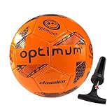 Optimum Fluro Fußballball – perfekt für Spiel, Training und Freizeit – langlebig, leicht und...