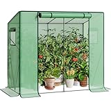 LARMNEE Tomaten Gewächshaus, Foliengewächshaus, Tomatengewächshaus Balkon, Tomatenhaus Stabil,...