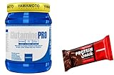 Yamamoto Glutamin Pro 600 g - Glutamin Kyowa Quality + Protein Snack Prozis