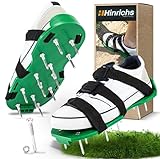 Hinrichs Rasenlüfterschuhe - Nagelschuhe zum Rasen belüften - Rasenlüfter Schuhe mit flexibel...