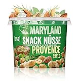 Maryland Snack Nüsse Provence 275g Becher – Mediterran gewürzte Nussmischung mit gerösteten...