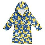 GuoChe Gelbe Gummienten-Pyjama mit Kapuze für Mädchen, Gelbe Gummienten, 10-12 Jahre