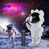 Galaxie Sternenhimmel Astronaut Projektor, Led Weltraum Nachthimmel Lichtprojektor Lampe Mit Timer &...