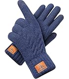 CHENMEI Winterhandschuhe Strickhandschuhe für Herren Damen - Touchscreen Wollhandschuhe, Warme...