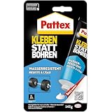 Pattex Montagekleber Kleben statt Bohren Wasserresistent, Kraftkleber für innen & außen,...
