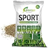 Greenyp® Sport I strapazierfähiger Sport-& Spielrasen I 0,2kg für 10m² I Sportrasen Grassamen...