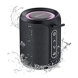 Deeyaple Bluetooth Lautsprecher Klein Tragbarer Musikbox 5.3 IPX7 Wasserdicht Kabellose Stereo...