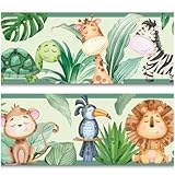 Bordüre 15cm x 200cm für Kinderzimmer Babyzimmer Dekor Aufkleber Wandbordüre selbstklebend...