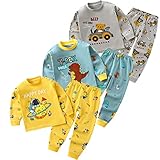 XM-Amigo Baby Junge Baumwolle Thermounterwäsche 3Set Thermounterhemden Thermo-Unterhosen Ski...