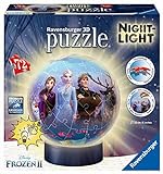Ravensburger 3D Puzzle 11141 - Nachtlicht Puzzle-Ball Disney Frozen 2 - 72 Teile - ab 6 Jahren, LED...