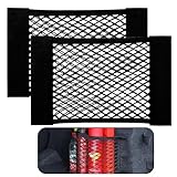 Elastizität Netz, 2 Stück Kofferraum Netztasche Auto, Universal Kofferraumnetz Schutznetz...