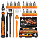 JOREST 38Pcs Feinmechaniker Schraubendreher Set, Mini Werkzeug mit Torx T5 T6 T8 T9 T10 T20, usw,...