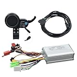 QIUSHIBO E Bike Controller 10-Zoll-Instrumentenanzeige for Elektroroller, 36V350W, 48V500W...