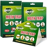 10 Stück Kleidermottenfalle Mottenfalle Kleidermotten, Effektiver Mottenschutz für Kleiderschrank,...