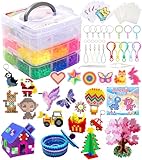 Ophy Bügelperlen Set | 15000 Stück 5mm Bügelperlen mit Dreilagiger Aufbewahrungsbox, 6...