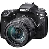 Canon EOS 90D Spiegelreflexkamera - mit Objektiv EF-S 18-135mm F3.5-5.6 IS USM (32,5 MP, 7,7 cm (3...