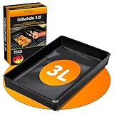 Durandal Grillschale für den Grill und Backofen - Grillmatte für Gasgrill & Holzkohlegrills mit...