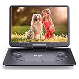 16.9' Tragbarer Kinder DVD Player mit 14.1' HD Großbildschirm, Einzigartiges Extra Button Design,...