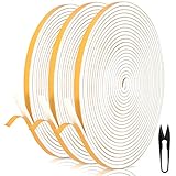 Dichtungsband für Türen 6mm(B) x 3mm(D) selbstklebendes Schaumstoffband Türdichtung Fenste,...
