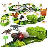 Dinosaurier Spielzeug Ab 3 4 5 6 Jahre Mädchen Junge Autorennbahn Mit Dinosaurier Cars Spielzeug...