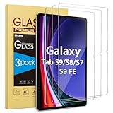 SPARIN 3 Stück Panzer Schutz Glas Schutzfolie für Samsung Galaxy Tab S9 FE/Tab S9 / Tab S8 / Tab...