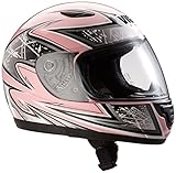 protectWEAR Kinder Motorradhelm pink HL808 - XS